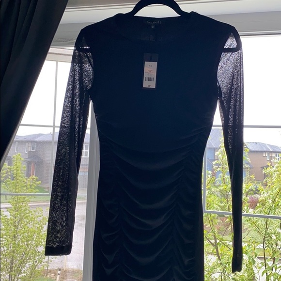 Dynamite Black Bodycon Dress - Picture 1 of 4